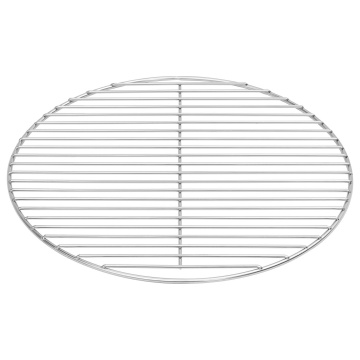 Grătar BBQ Argintiu Ø43 cm Oțel inoxidabil - Img 3