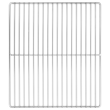Grătar rectangular BBQ 40x35 cm din oțel inoxidabil 304 - Img 2
