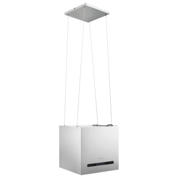 Hotă suspendată insulă LCD senzor tactil 37 cm oțel inoxidabil - Img 3