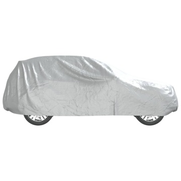 Husă auto SUV, curele cu cataramă, complet, argintiu M PEVA - Img 5