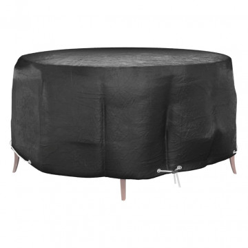 Husă mobilier de grădină, 10 ocheți, rotund, Ø260x90 cm - Img 1