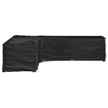 Husă mobilier de grădină în formă de L 20 ocheți, 300x300x70 cm - Img 2