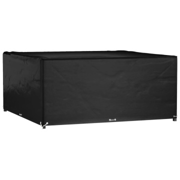 Husă pentru mobilier grădină, 16 ocheți, 250x250x90 cm, pătrat - Img 1