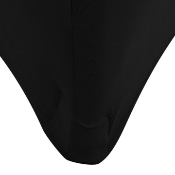 Huse de masă elastice, 2 buc, 243 x 76 x 74 cm, negru - Img 4