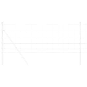 Împrejmuire de câmp 0.8x25 m Oțel Galvanizat - Img 3