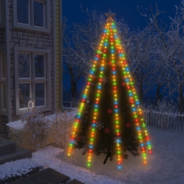 Instalație brad de Crăciun cu 400 LED-uri multicolor 400 cm - Img 1