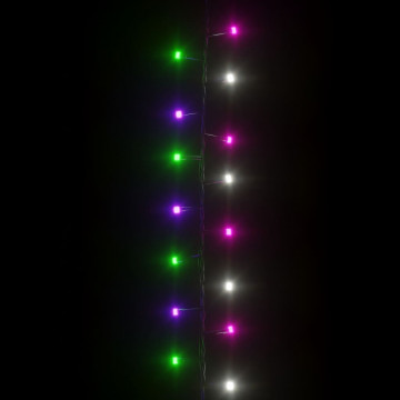 Instalație compactă cu 400 LED-uri, pastel multicolor, 4 m, PVC - Img 3