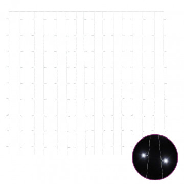 Instalație lumini tip perdea 3x3 m 300 LED alb rece 8 funcții - Img 2
