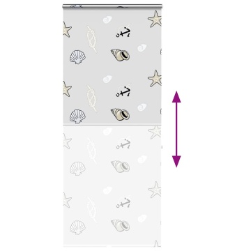 Jaluză cu role de duș cu casetă 100x240 cm lățime material 96cm - Img 8