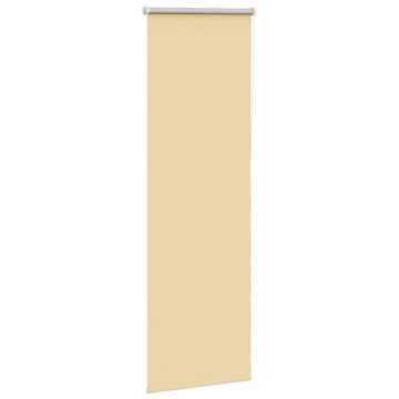 Jaluză cu role opace bej 60x150 cm lățime material 55,7 cm - Img 3