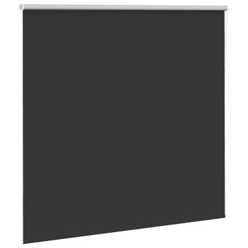 Jaluză cu role opace negru 145x130 cm Lățime material 141,6 cm - Img 3