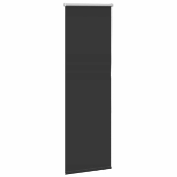 Jaluză cu role opace negru 60x130 cm lățime material 55,7 cm - Img 3