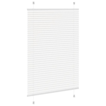 Jaluză plisată alb 95x100 cm Lățime țesătură 94,4cm poliester - Img 4