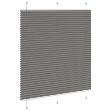 Jaluză plisată Antracit 120x150 cm Lățime țesătură 119,4 cm - Img 4