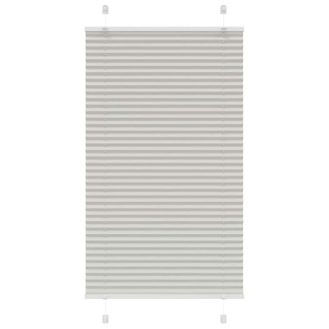 Jaluză plisată gri deschis 75x150cm Lățime țesătură 74,4 cm - Img 2