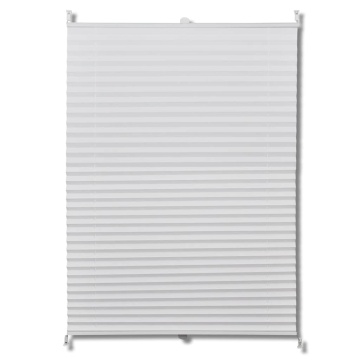 Jaluzea plisse, alb, 50x150 cm, pliuri - Img 2