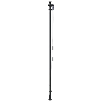 Jaluzea rulou de exterior albastru/alb 120x270 cm țesătură/oțel - Img 4