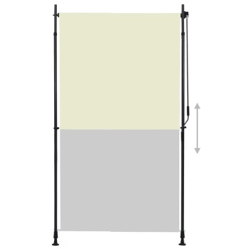 Jaluzea tip rulou de exterior, crem, 120 x 270 cm - Img 3