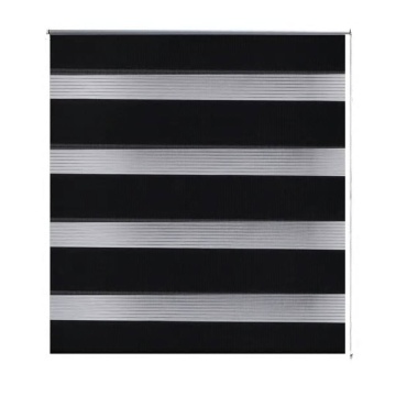 Jaluzea tip zebră, 60 x 120 cm, negru - Img 2