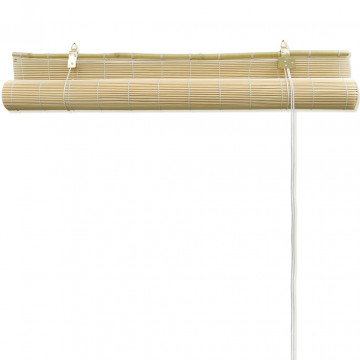 Jaluzele rulabile, 120 x 220 cm, bambus natural - Img 5