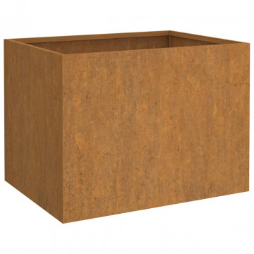 Jardinieră, 62x47x46 cm, oțel corten - Img 2