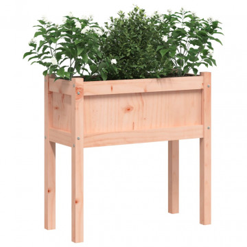 Jardinieră de grădină cu picioare 70x31x70cm lemn masiv Douglas - Img 4