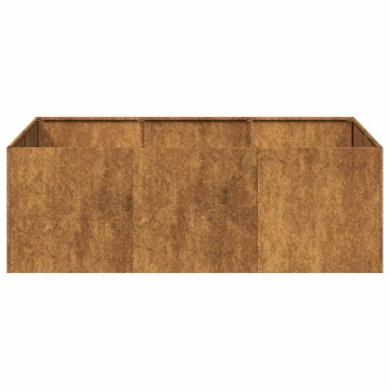 Jardinieră Rusty 120x80x40 cm Oțel pentru intemperii - Img 8