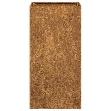 Jardinieră Rusty 40x40x80 cm Oțel pentru intemperii - Img 4