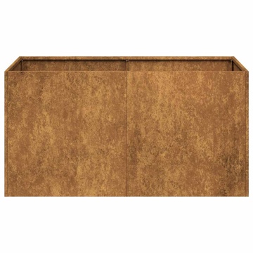 Jardinieră Rusty 80x40x40 cm Oțel pentru intemperii - Img 8