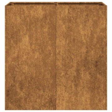 Jardinieră Rusty 80x40x80 cm Oțel pentru intemperii - Img 8