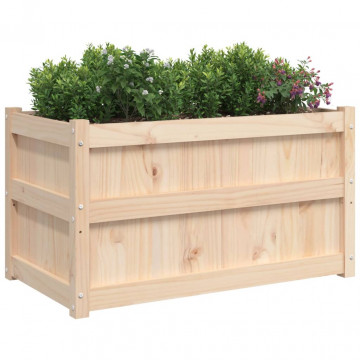 Jardiniere de grădină, 2 buc., lemn masiv de pin - Img 4
