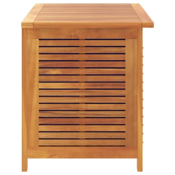 Ladă depozitare grădină cu grilaj 90x50x56 cm lemn masiv acacia - Img 5