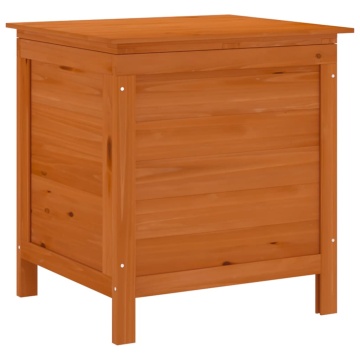 Ladă depozitare grădină maro 50x49x56,5 cm lemn masiv brad - Img 2