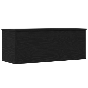 Ladă depozitare, stejar negru, 90x35x35 cm, lemn prelucrat - Img 2