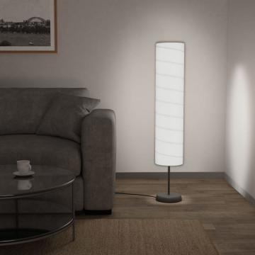 Lampă de podea cu suport, alb, 121 cm E27 - Img 1