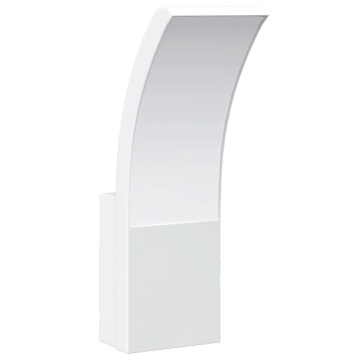 Lampă exterioară de perete cu LED, alb, aluminiu turnat - Img 4