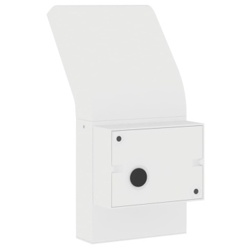 Lampă exterioară de perete cu LED, alb, aluminiu turnat - Img 6