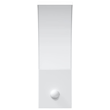 Lampă exterioară de perete cu LED/senzor, alb, aluminiu turnat - Img 8