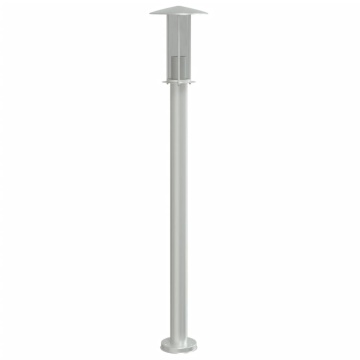 Lampă exterioară de podea, argintiu, 100 cm, oțel inoxidabil - Img 4