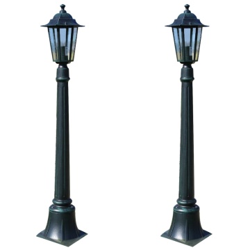Lămpi de grădină Preston, 2 buc., 105 cm - Img 1