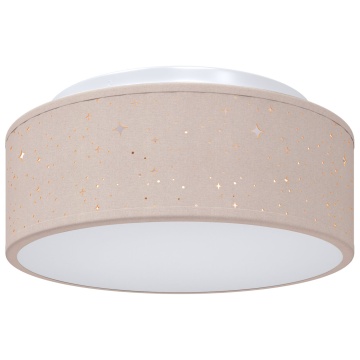 Lămpi de tavan cu abajur stelar Taupe Ø 30 cm fabricat din material - Img 2