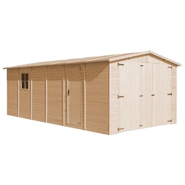 Magazie de gradina din lemn - L11ft x L20ft x H7ft - TIMBELA M102 - Img 1