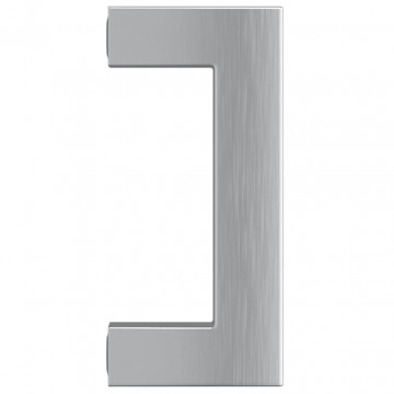 Mânere de dulap, 10 buc., argintiu, 64 mm, oțel inoxidabil - Img 5