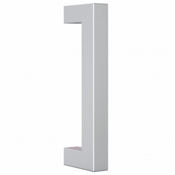 Mânere de dulap, 10 buc., argintiu, 96 mm, oțel inoxidabil - Img 3