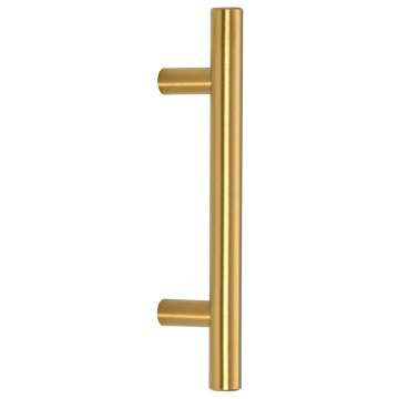 Mânere de dulap, 10 buc., auriu, 64 mm, oțel inoxidabil - Img 5