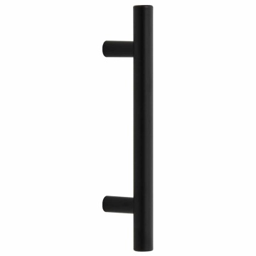 Mânere de dulap, 10 buc., negru, 96 mm, oțel inoxidabil - Img 5