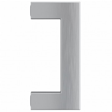 Mânere de dulap, 20 buc., argintiu, 64 mm, oțel inoxidabil - Img 5