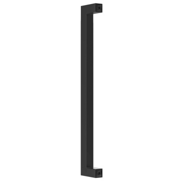 Mânere de dulap, 5 buc., negru, 224 mm, oțel inoxidabil - Img 6