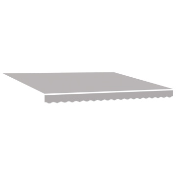 Marchiză Retractabilă Automată Gri deschis 400x300 cm, Material de Înlocuire pentru Marchiză 4x3 m Gri deschis - Img 2