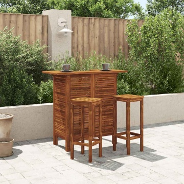Masă de bar, 110 x 50 x 105 cm, lemn masiv de acacia - Img 1